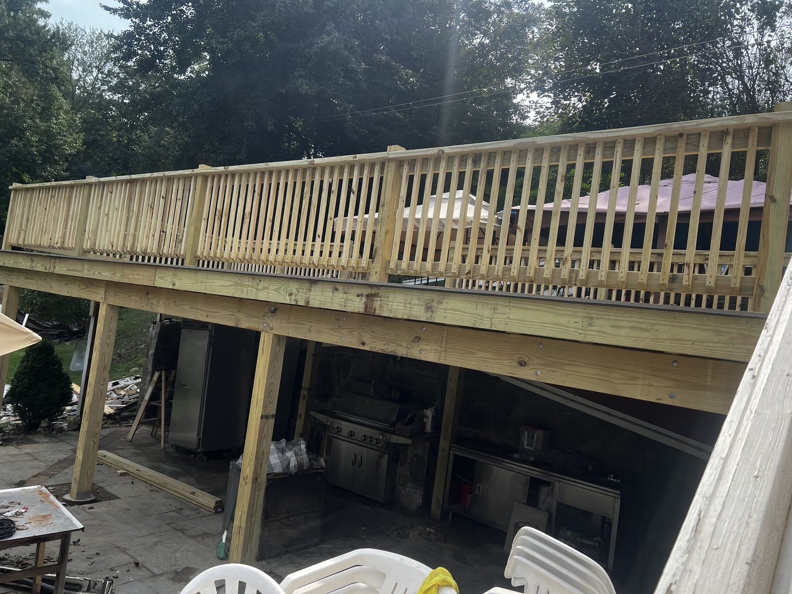 Skillvio Decks & Patios project - Deck & Outdoor Kitchen — Railings